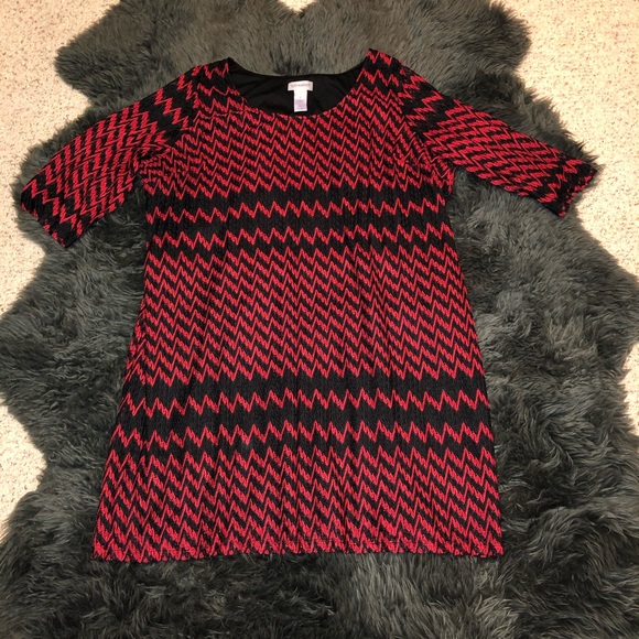 Catherines Dresses & Skirts - B31 Preloved Women’s Red & Black Dress